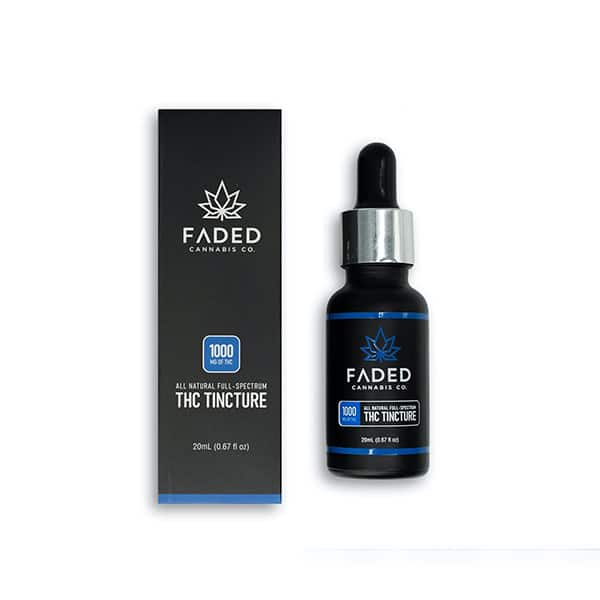 1567536890 Faded Cannabis Co. THC Tinctures  1000mg  1