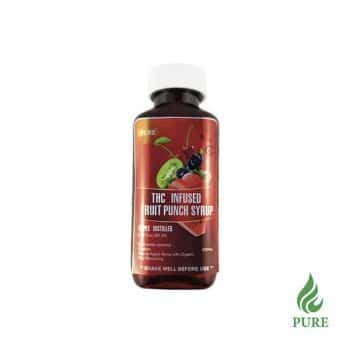 45511443 600 MG THC Infused Fruit Punch Syrup by PURE 1