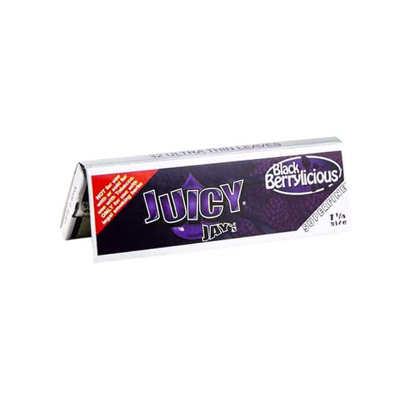 50580342 JUICY JAY S SUPERFINE  BLACKBERRYLICIOUS FLAVORED ROLLING PAPERS 1