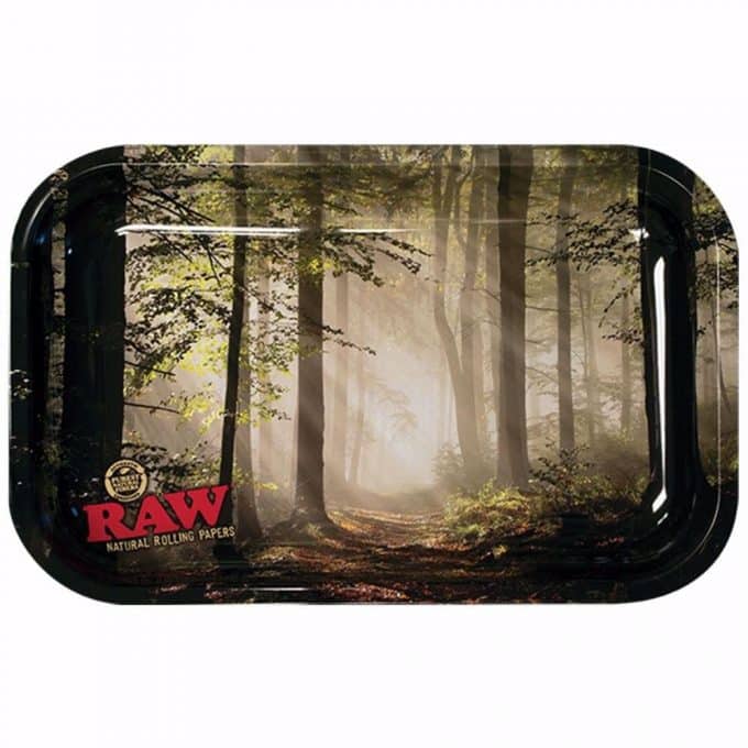 RAW SMOKEY FOREST ROLLING TRAY SMALL