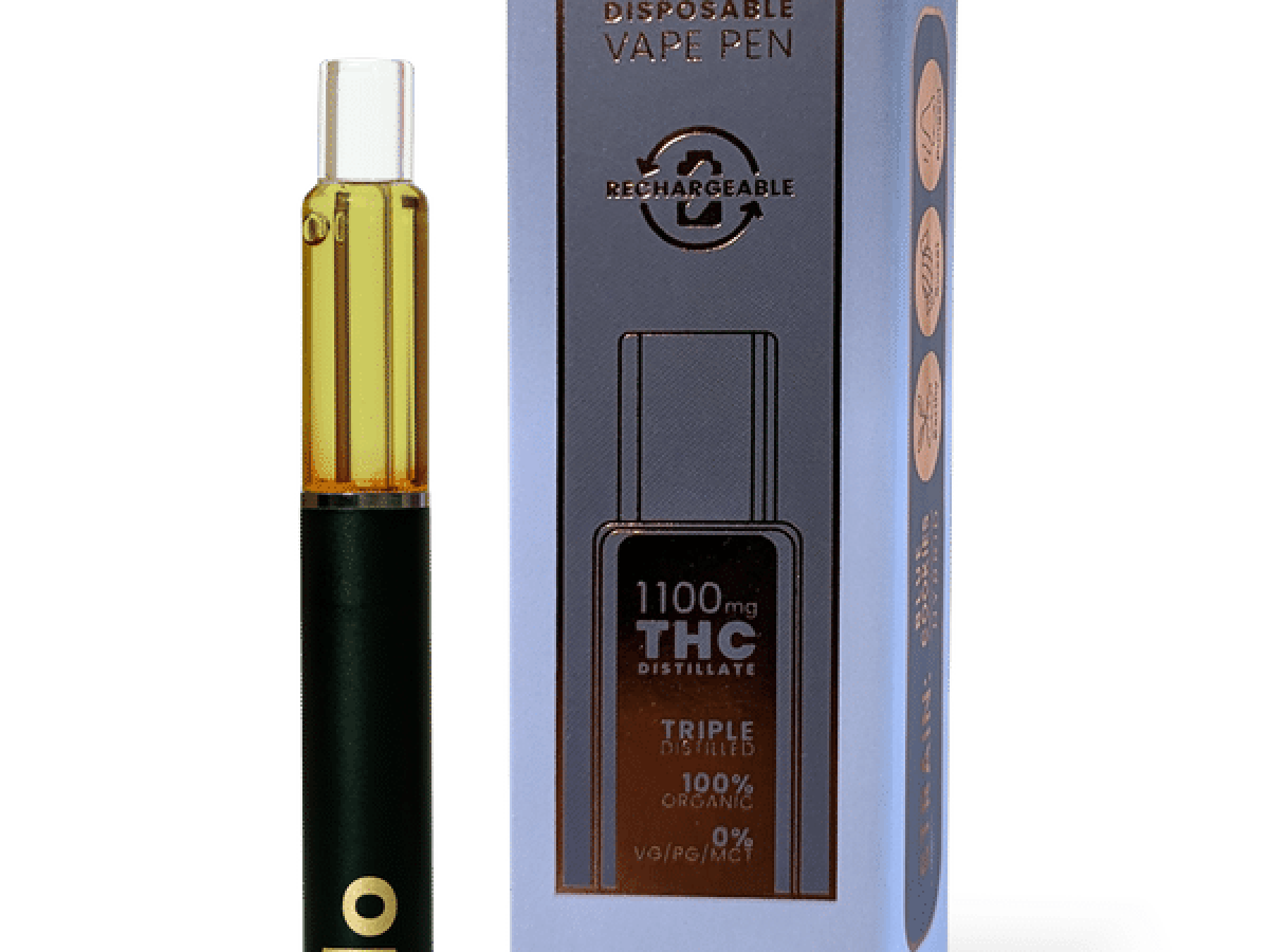 1100mg THC Disposable Vape Pen by Willo Fast Delivery - KingCrop