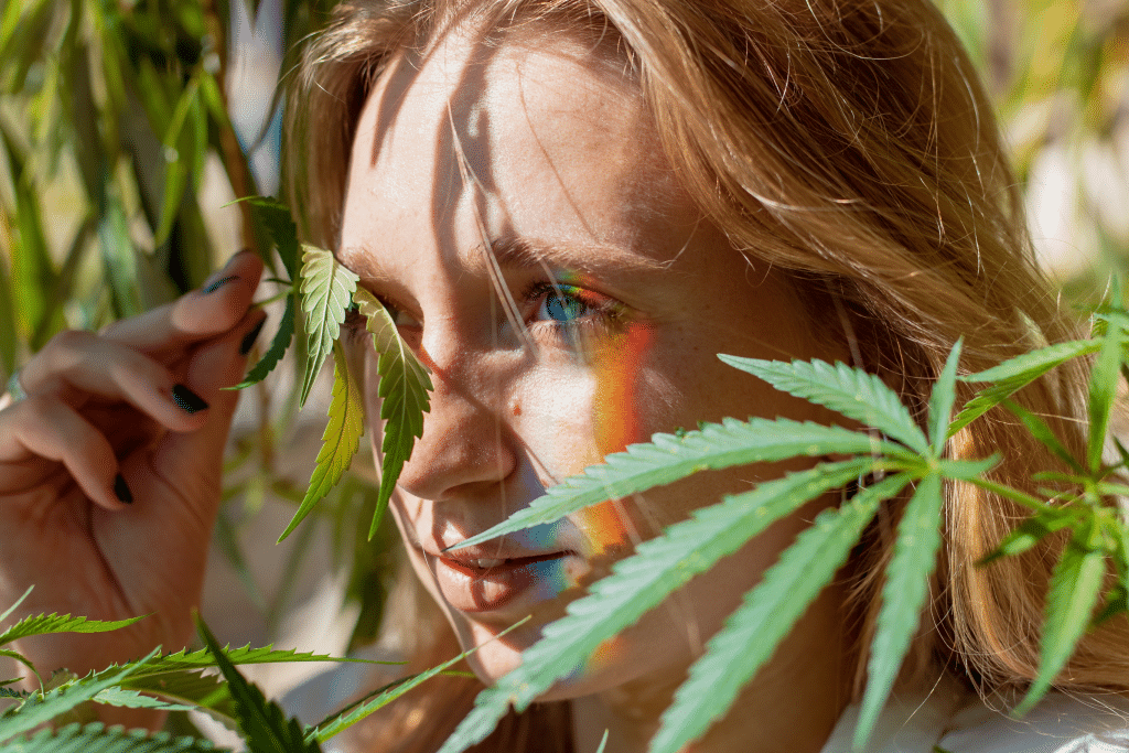 how weed affects skin