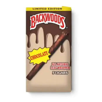 Backwoods Chocolate limited edition cigars, sealed pack of five