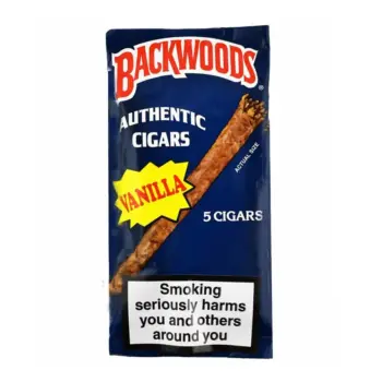 Backwoods Vanilla cigars, sealed pack of five